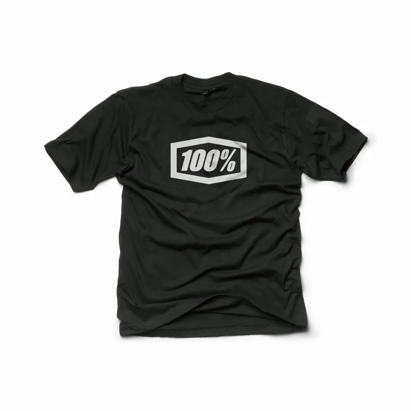 100% ICON Short Sleeve T-Shirt in Black